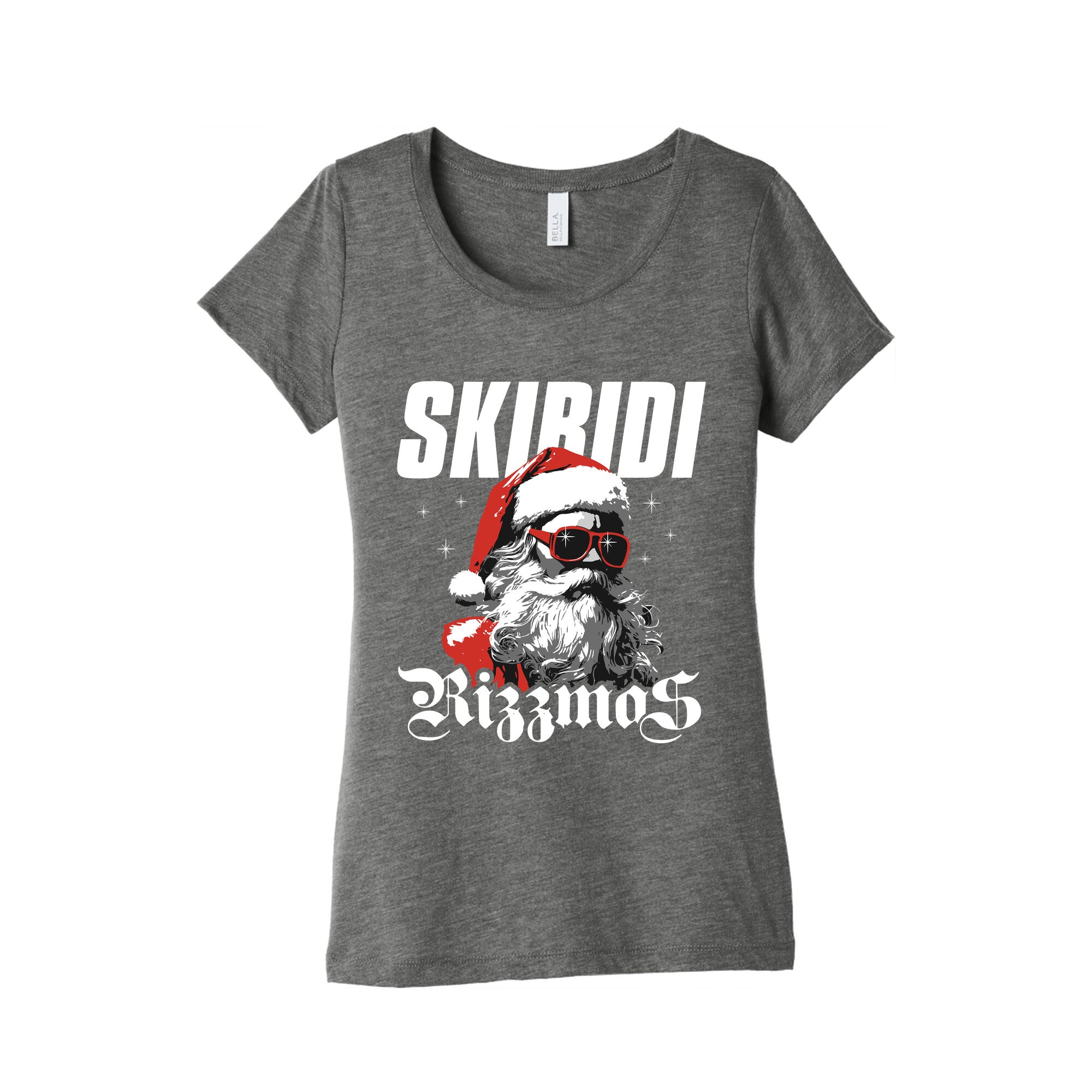 Skibidi Rizzmas Womens Triblend Tee